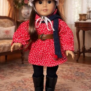 American Girl Doll Samantha - Good Condition - Comes With Outfit and 2 books